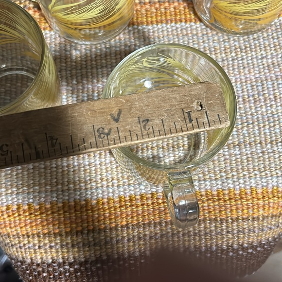 Vintage Like New 4 Libbey Golden Wheat coffee tea mugs cups Libby - Picture 9 of 10